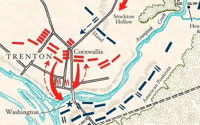 Map: Battle of Second Trenton