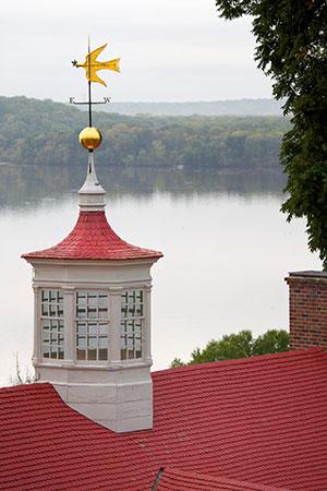 The Cupola atop the Mount Vernon mansion roof (Mount Vernon Ladies' Association)